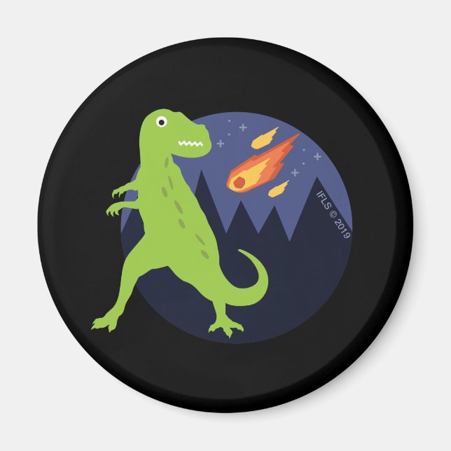 Meteorit som stuck magnet (Framsidan)