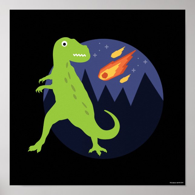 Meteorit som stuck poster (Framsidan)