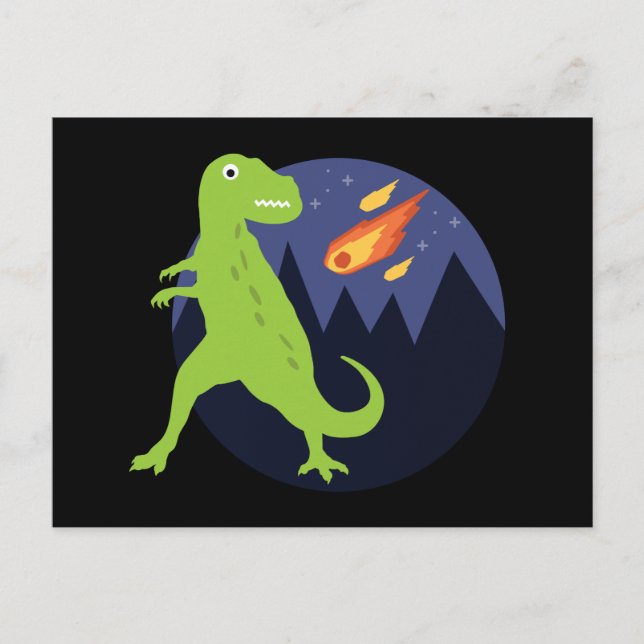 Meteorit som stuck vykort (Framsida)