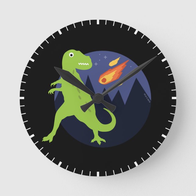 Meteoriten som klibbade rund klocka (Framsida)