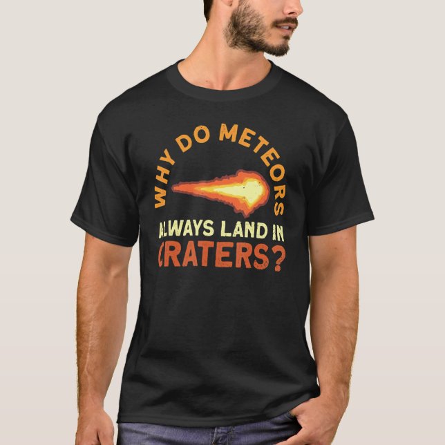 Meteoroid Wating Party Meteoroid Meteor Watch D T Shirt (Framsida)