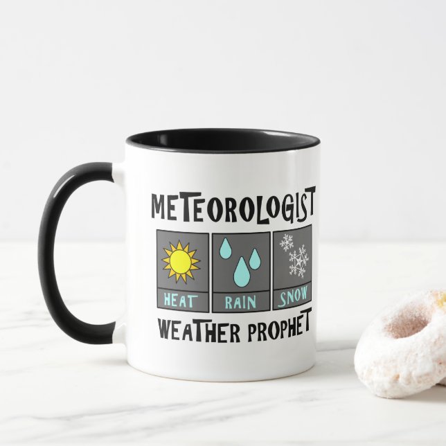 Meteorolog Weather Prophet Mugg (Med munk)