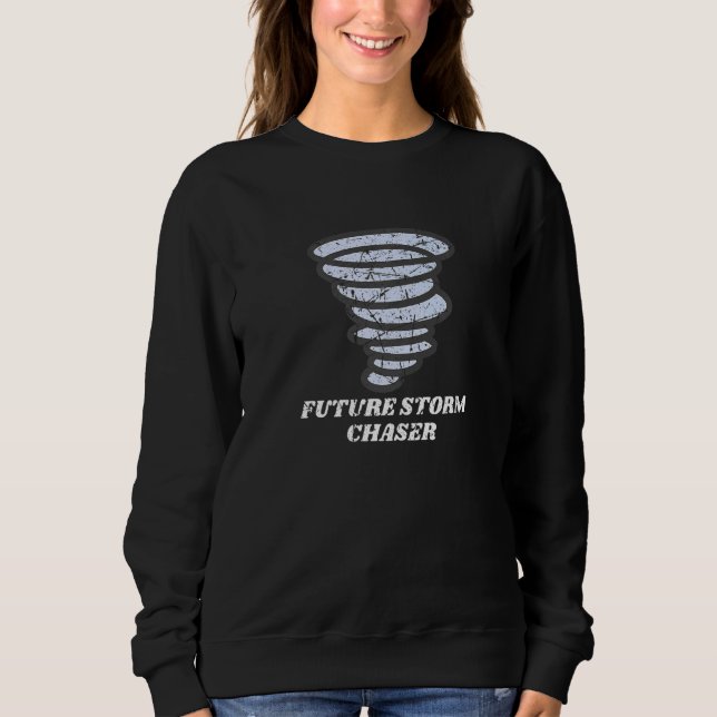 Meteorologen Student Future Storm Chaser Tornado T Shirt (Framsida)