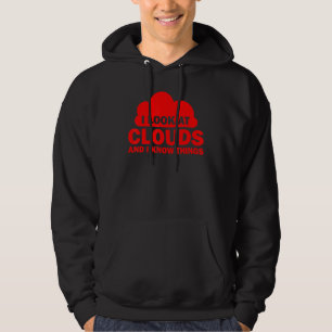 Meteorologer Coola Chaser Weather Forecast Clouds Hoodie