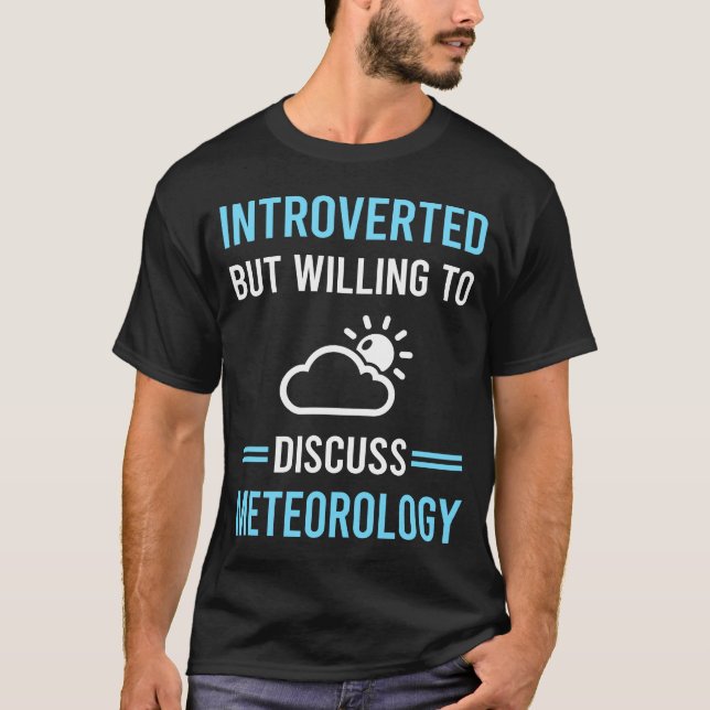 Meteorologer för introdukoteorologi t shirt (Framsida)