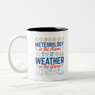 Meteorologi Är Namn väder spelet? Två-Tonad Mugg