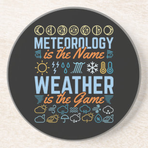 Meteorologi är Namn vädret är spelet Underlägg