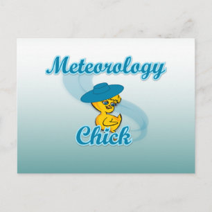 Meteorologi Chick #3 Vykort