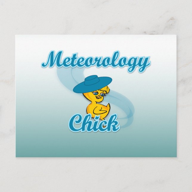Meteorologi Chick #3 Vykort (Framsida)