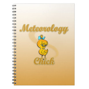 Meteorologi Chick Anteckningsbok Med Spiral