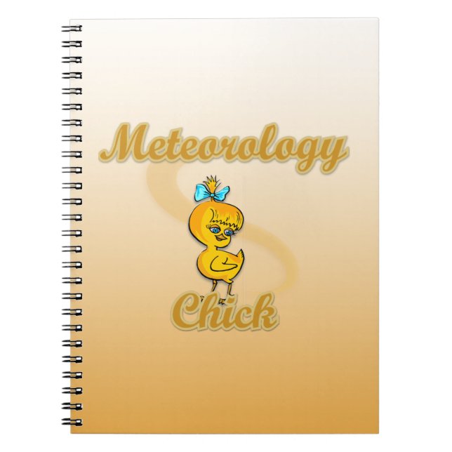 Meteorologi Chick Anteckningsbok Med Spiral (Framsidan)