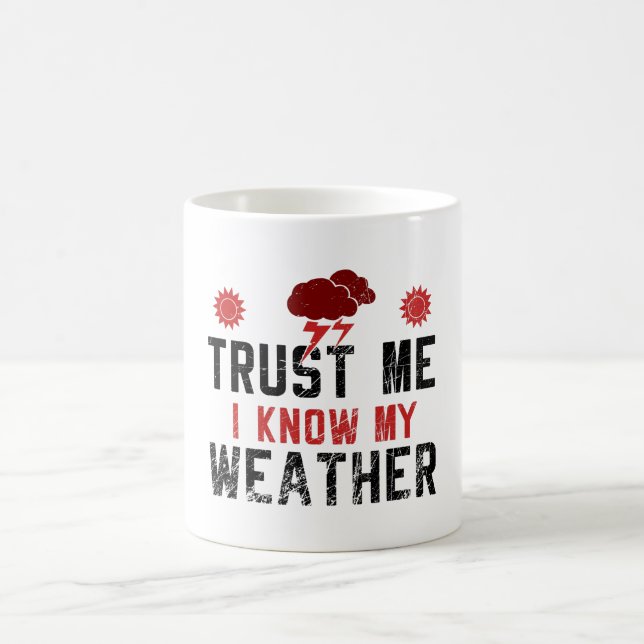 Meteorologi - Jag vet mitt väder Kaffemugg (Center)