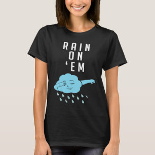 Meteorologi Rain Cloud Weatherman Reporter T Shirt