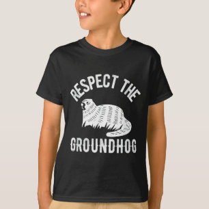 Meteorologi Roligt Respekt För Groundhog Day-helge T Shirt