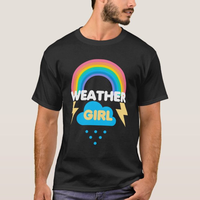 Meteorologist Meteorologi Cloud T Shirt (Framsida)