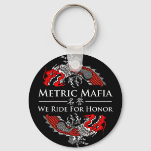 Metermaffia - vi rider för hederkeychain nyckelring