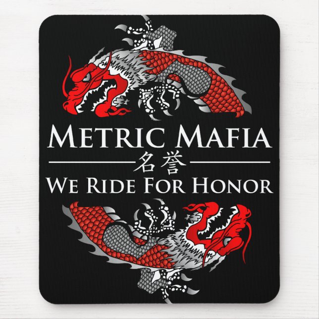 Metermaffia - vi rider för hedermousepad musmatta (Framsidan)