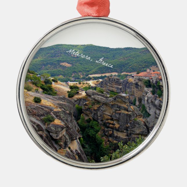 Meterora, Greklands landskap Julgransprydnad Metall (Framsidan)