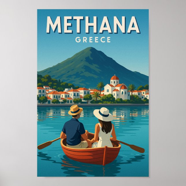 Methana Greece Dreamy Poster (Framsidan)