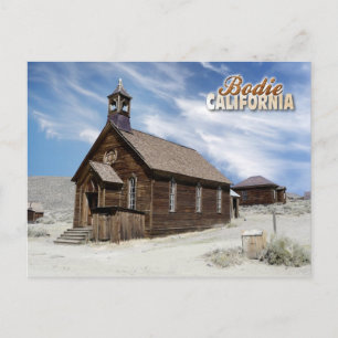 Methodist Church, Bodie Ghost Town, California Vykort