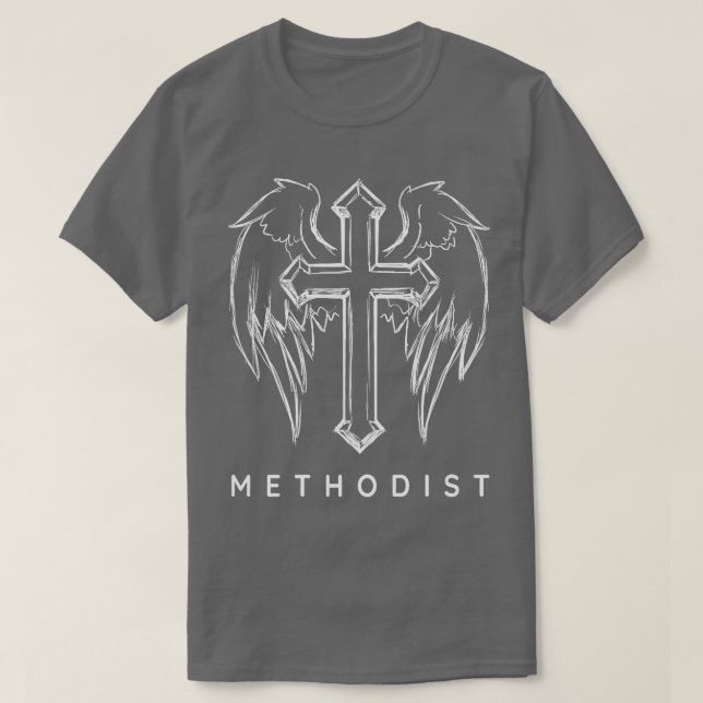 Methodists Classy Christian Methodist Modern Tecke T Shirt (Design framsida)