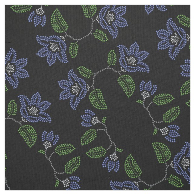 Metis Art Fabric Native Beading Art Fabrics Tyg (Provkarta)