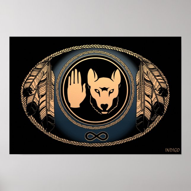 Metis Art Poster Vargen Rebeju Skriv ut Poster (Framsidan)