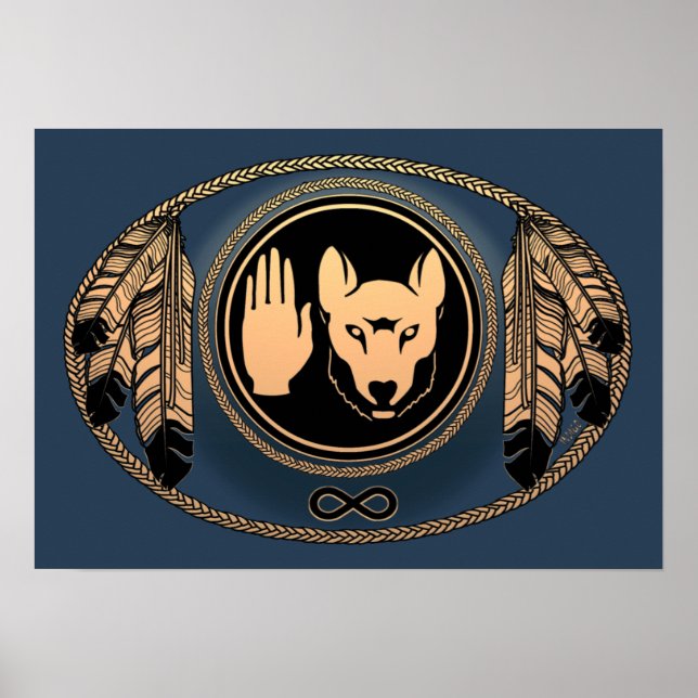 Metis Art Poster Vargen Rebeju Skriv ut Poster (Framsidan)