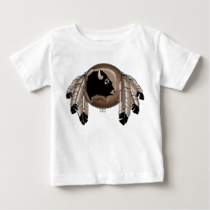 Metis Baby Shirts Native Wildlife Art Baby Shirt Tröja