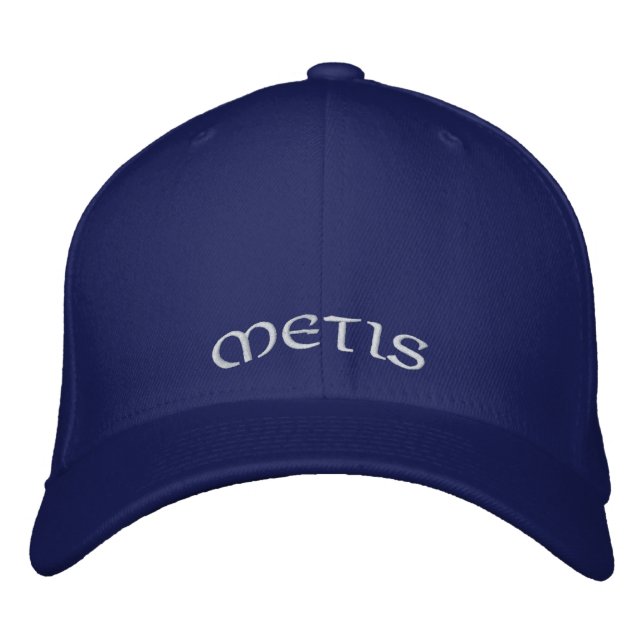 Metis Embroized Baseball Cap Metis Hats & Gifts Broderad Keps (Framsida)