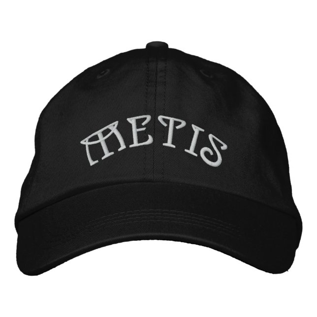Metis Embroized Baseball Cap Metis Hats & Gifts Broderad Keps (Framsida)