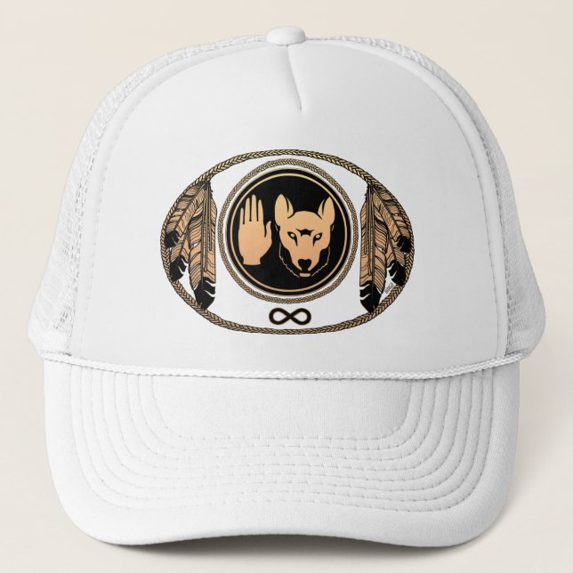 Metis First Nations Cap Pride Rebelling Flagga Cap Keps (Framsida)