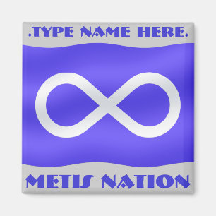 Metis Flagga Fridge Magnet Personlig Metis Magnet