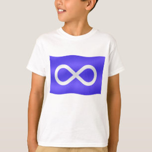 Metis Flagga Kids T-shirt First Nation Art Shirt