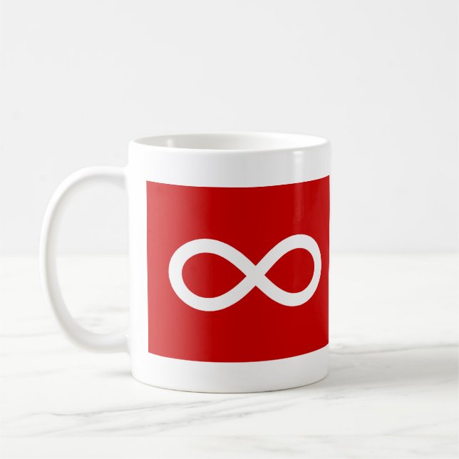 Metis Flagga, Métis flagga Kaffemugg (Vänster)