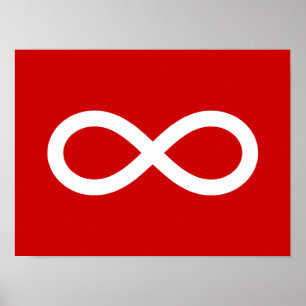 Metis Flagga, Métis flagga Poster