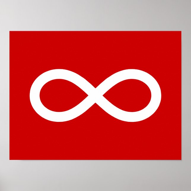 Metis Flagga, Métis flagga Poster (Framsidan)