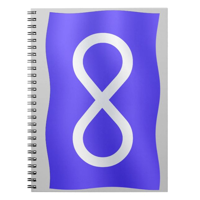 Metis Flagga Notebook Metis Journal Bokar Gifts Anteckningsbok Med Spiral (Framsidan)