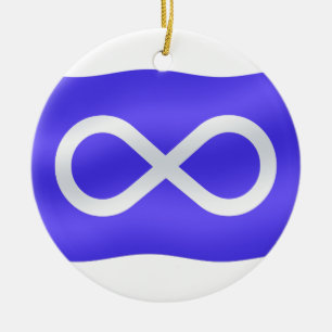 Metis Flagga Ornament First Nations Keepsakes