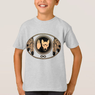 Metis Kids T-shirt Orgainc Native Varg Flagga Shir