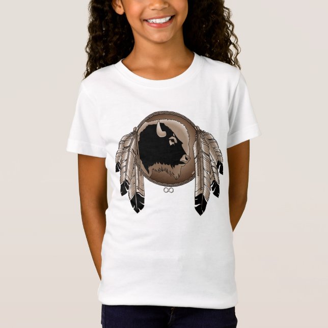 Métis konst barn t-shirt urfolks konst barn t-shir (Framsida)