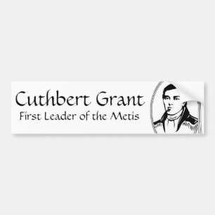 Metis Nation Bumper Sticker Cuthbert Grant Sticker Bildekal