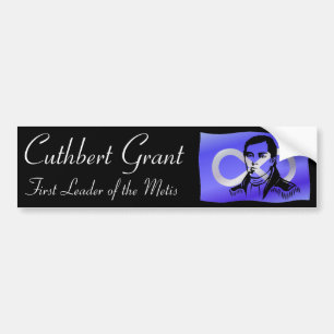 Metis Nation Bumper Sticker Cuthbert Grant Sticker Bildekal