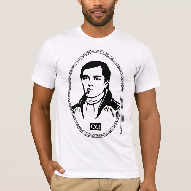 Metis Nation Shirts Cuthbert Grant Metis T-shirt (Framsida)