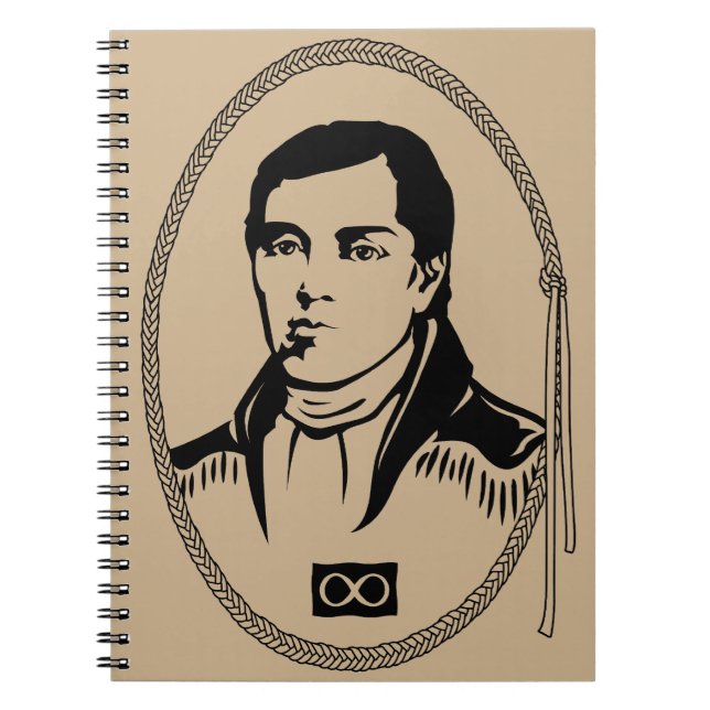 Metis Notebook Cuthbert Grant Journal Bok Gifts Anteckningsbok Med Spiral (Framsidan)