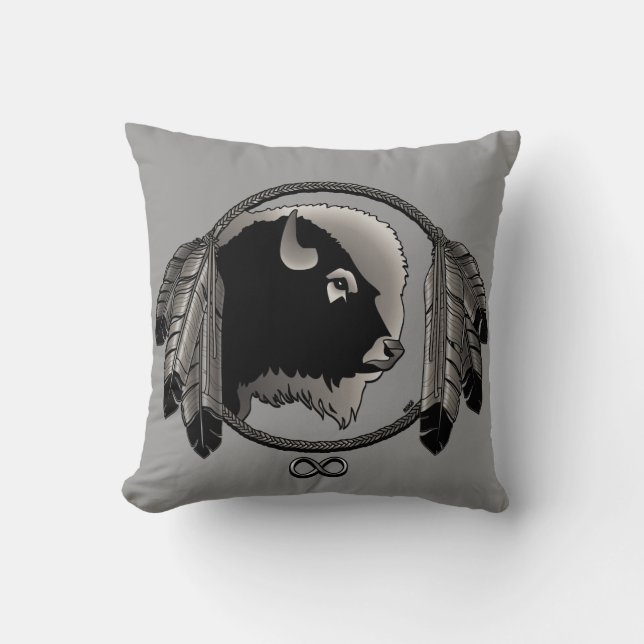 Metis Pillow Personlig Native Art Pillows Kudde (Framsida)