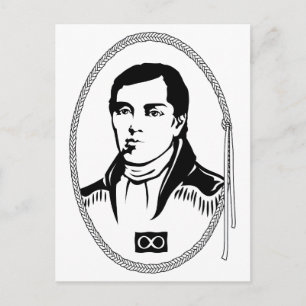 Metis Postcards First Metis Leader Postards Vykort