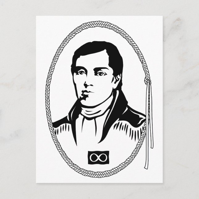 Metis Postcards First Metis Leader Postards Vykort (Framsida)