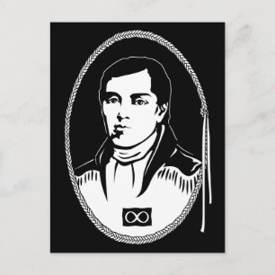 Metis Postcards First Metis Leader Postards Vykort