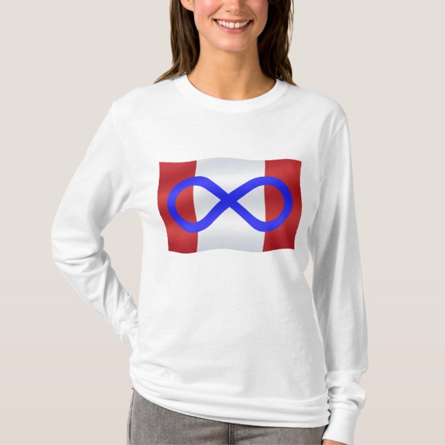 Metis Pride First Nations Metis Kvinnors T-shirts (Framsida)